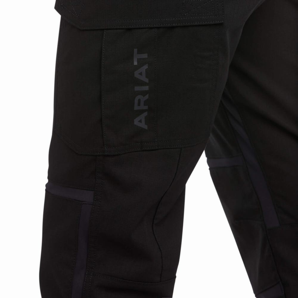 Pantaloni Ariat Rebar M5 DuraStretch Ripstop Cargo Uomo Nere | IT157BKWY