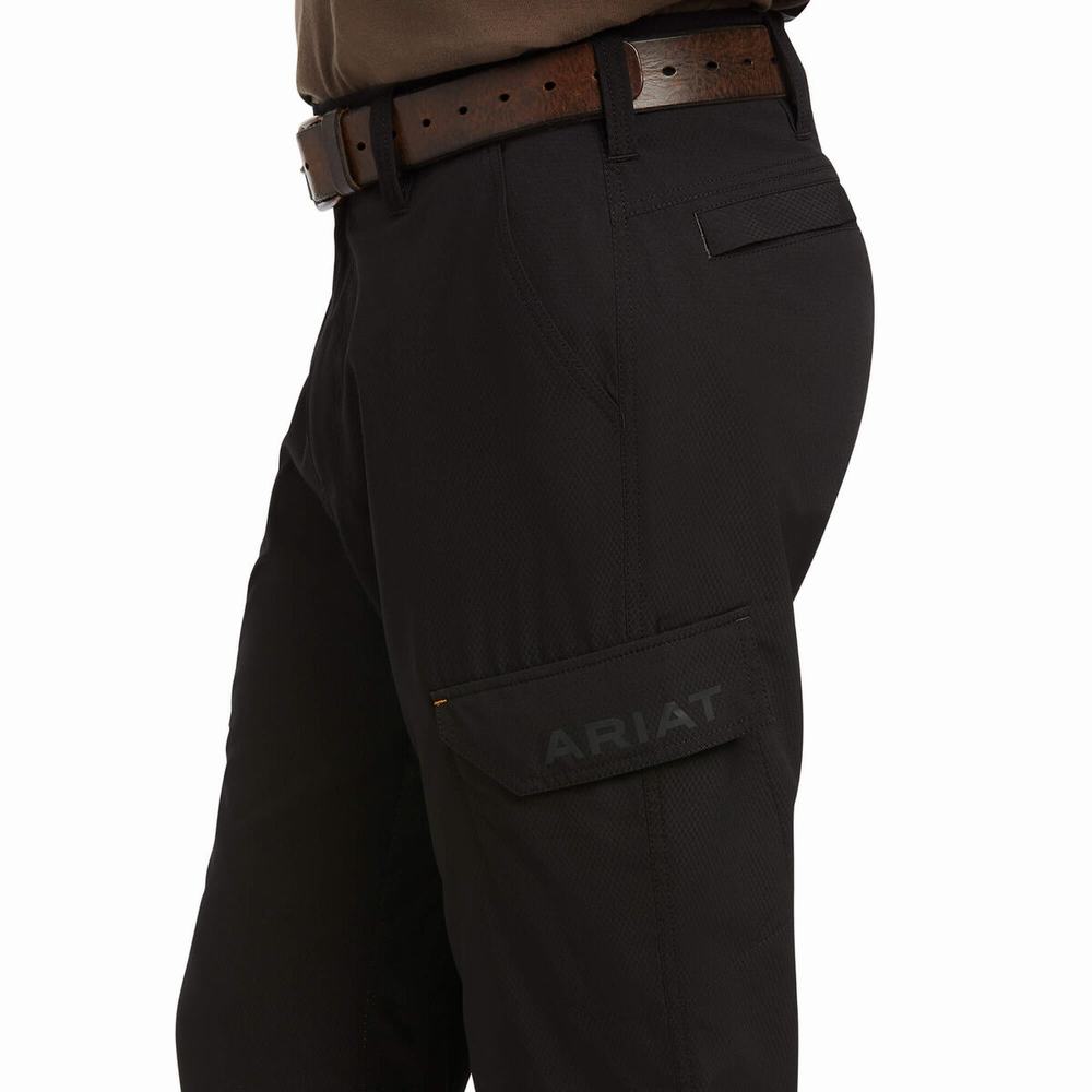 Pantaloni Ariat Rebar M5 Flow Ultralight Leg Uomo Nere | IT213ERHT