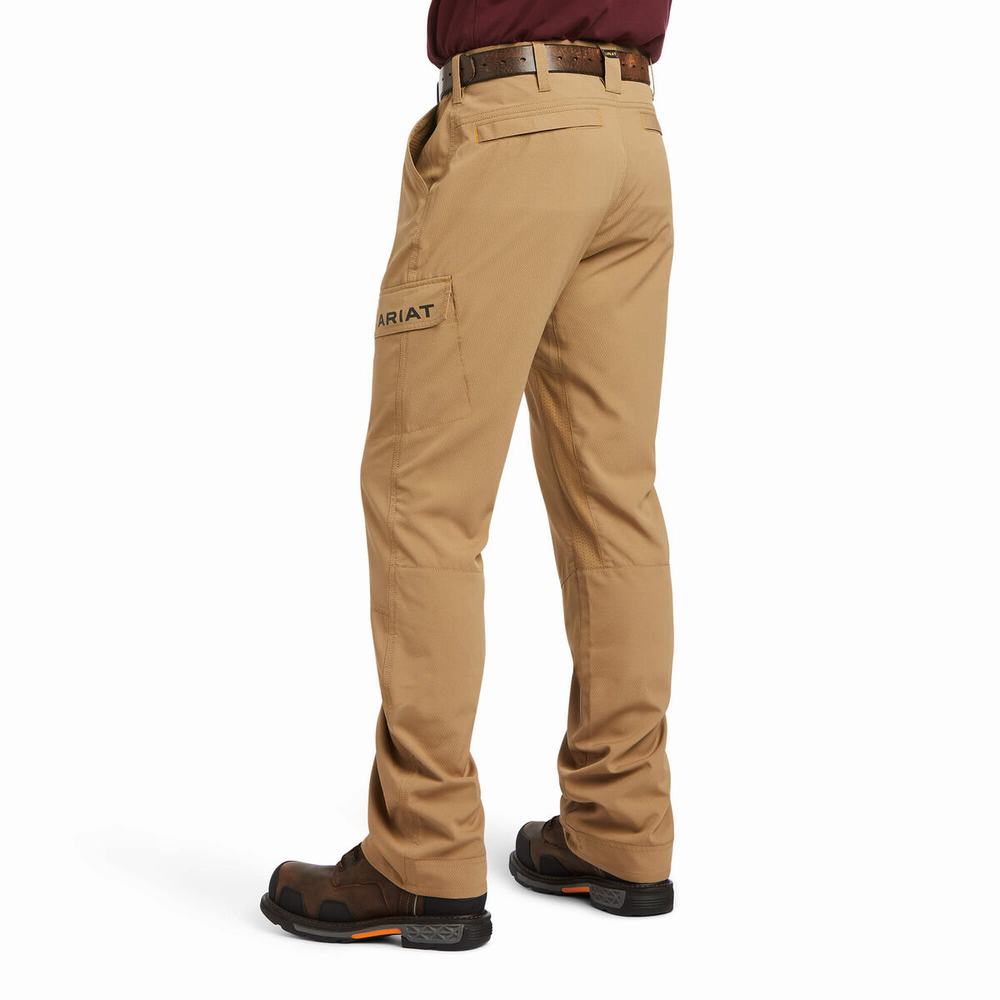 Pantaloni Ariat Rebar M5 Flow Ultralight Leg Uomo Khaki | IT509KEQN