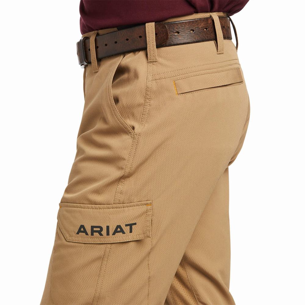 Pantaloni Ariat Rebar M5 Flow Ultralight Leg Uomo Khaki | IT509KEQN