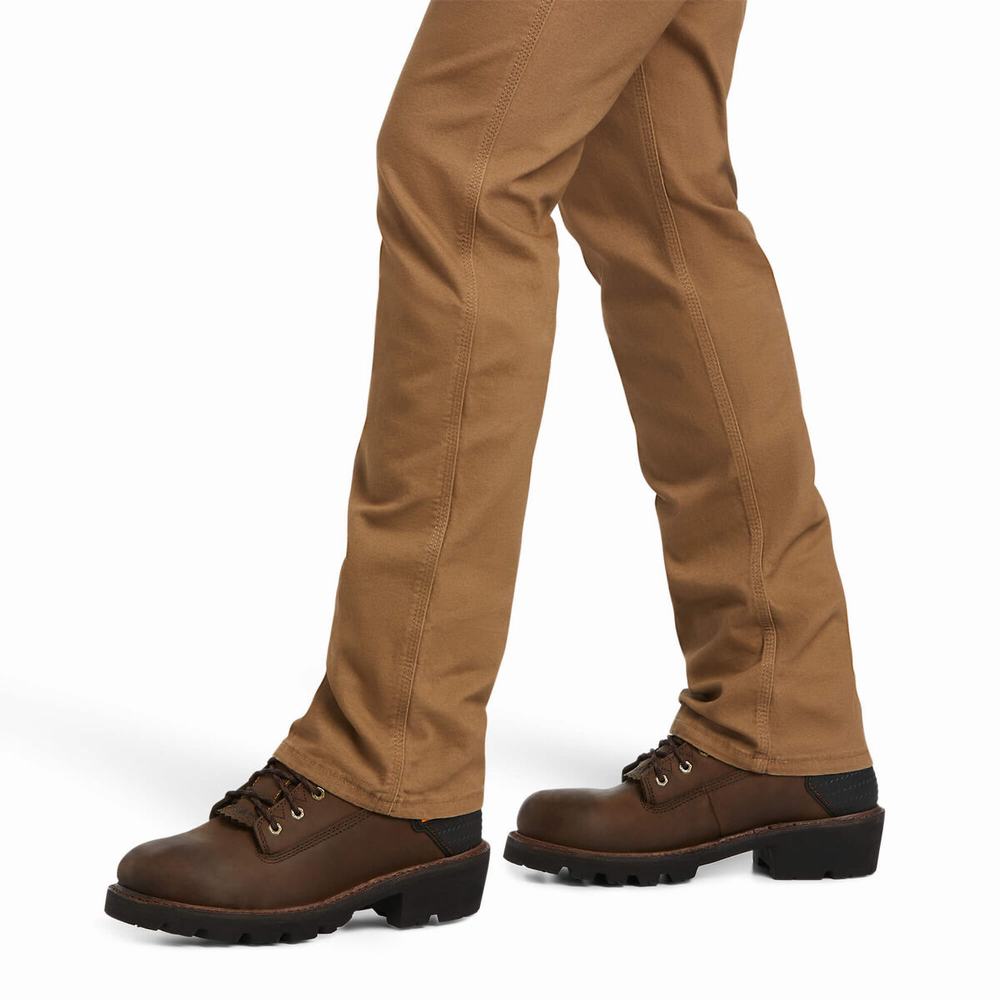 Pantaloni Ariat Rebar M7 DuraStretch Made Tough Uomo Khaki | IT163XTLZ