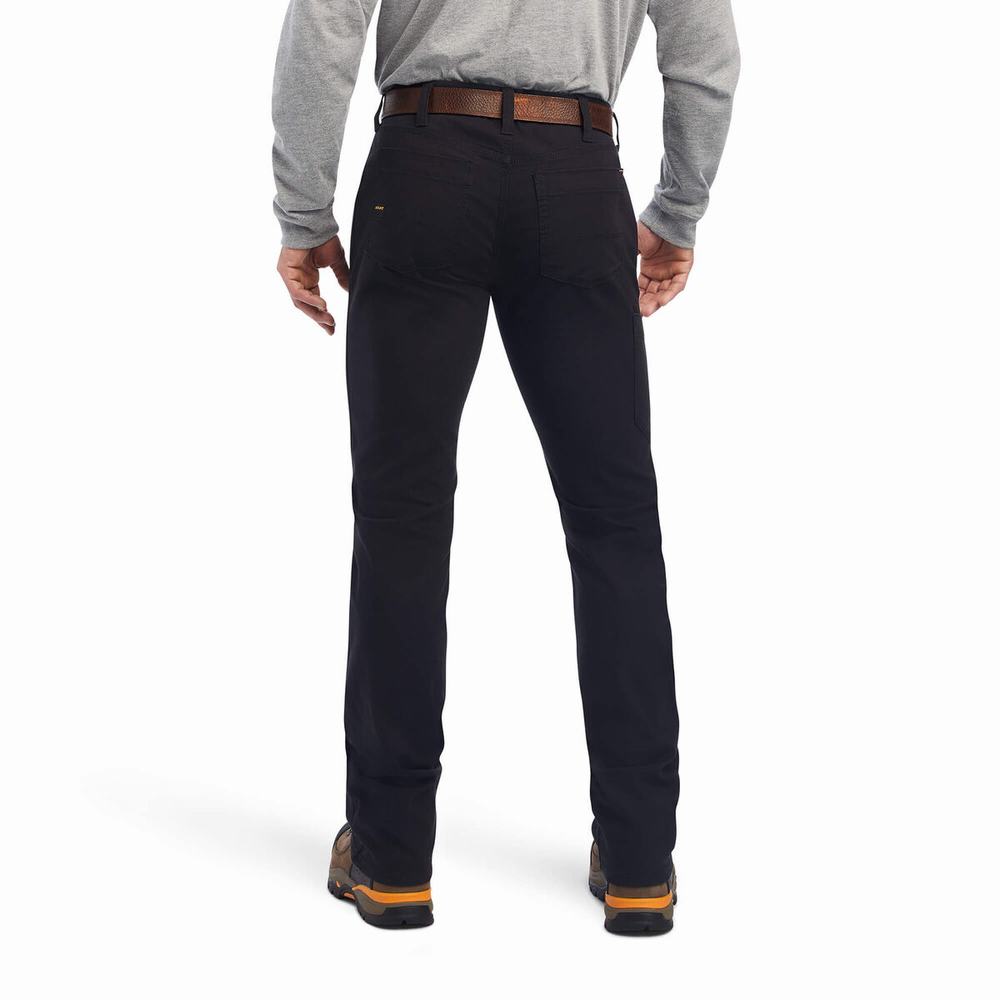 Pantaloni Ariat Rebar M7 DuraStretch Made Tough Uomo Nere | IT653NIRE