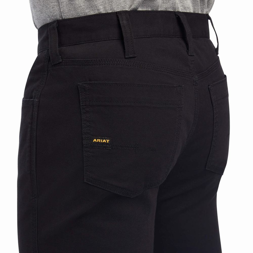 Pantaloni Ariat Rebar M7 DuraStretch Made Tough Uomo Nere | IT653NIRE