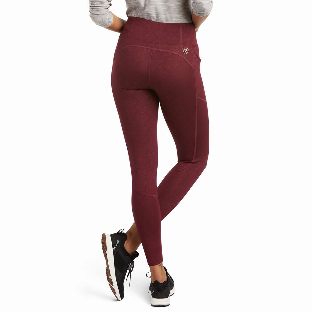 Pantaloni Ariat TEK Donna Bordeaux | IT603NRPE