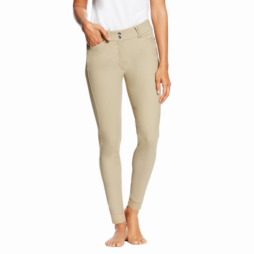 Pantaloni Ariat Tri Factor EQ Grip Donna Marroni | IT170UYWI