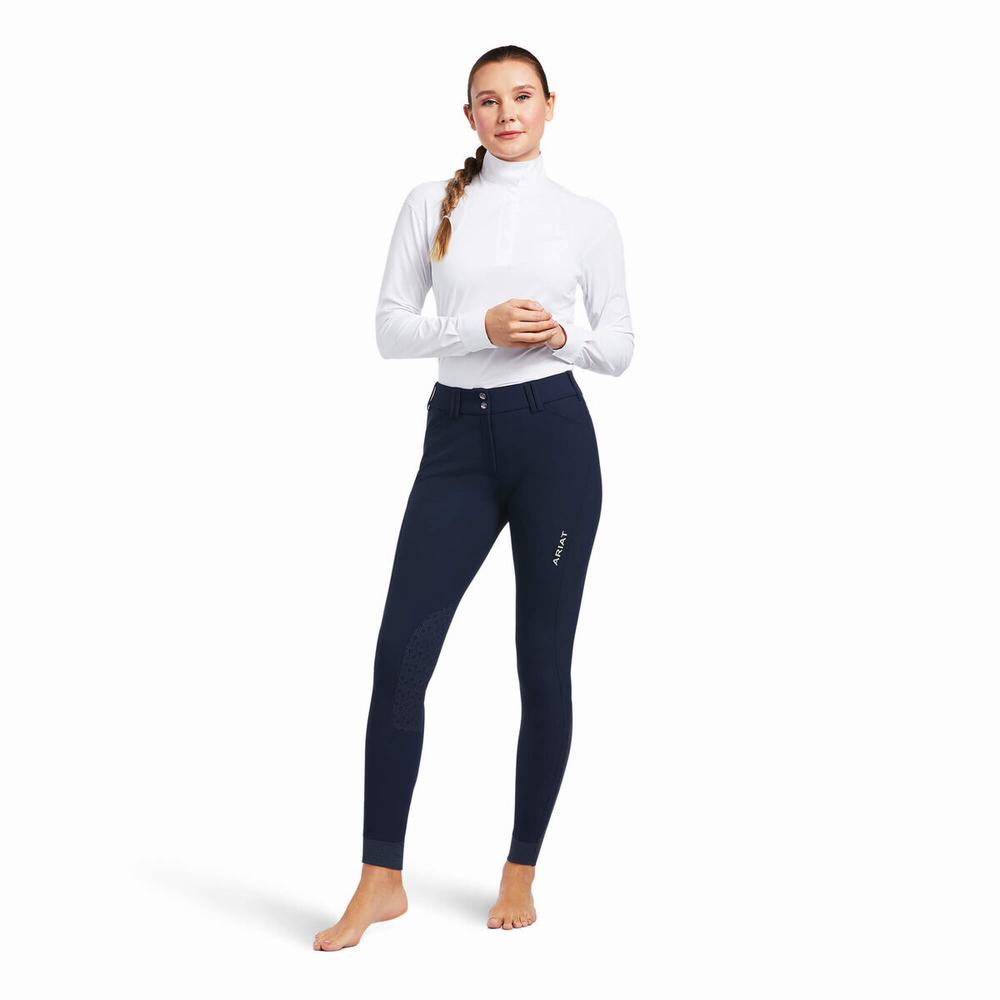 Pantaloni Ariat Tri Factor Grip Donna Blu Marino | IT586HPOC