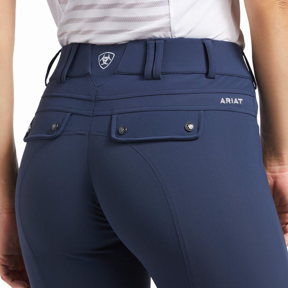 Pantaloni Ariat Tri Factor Grip Donna Blu | IT841BGFP