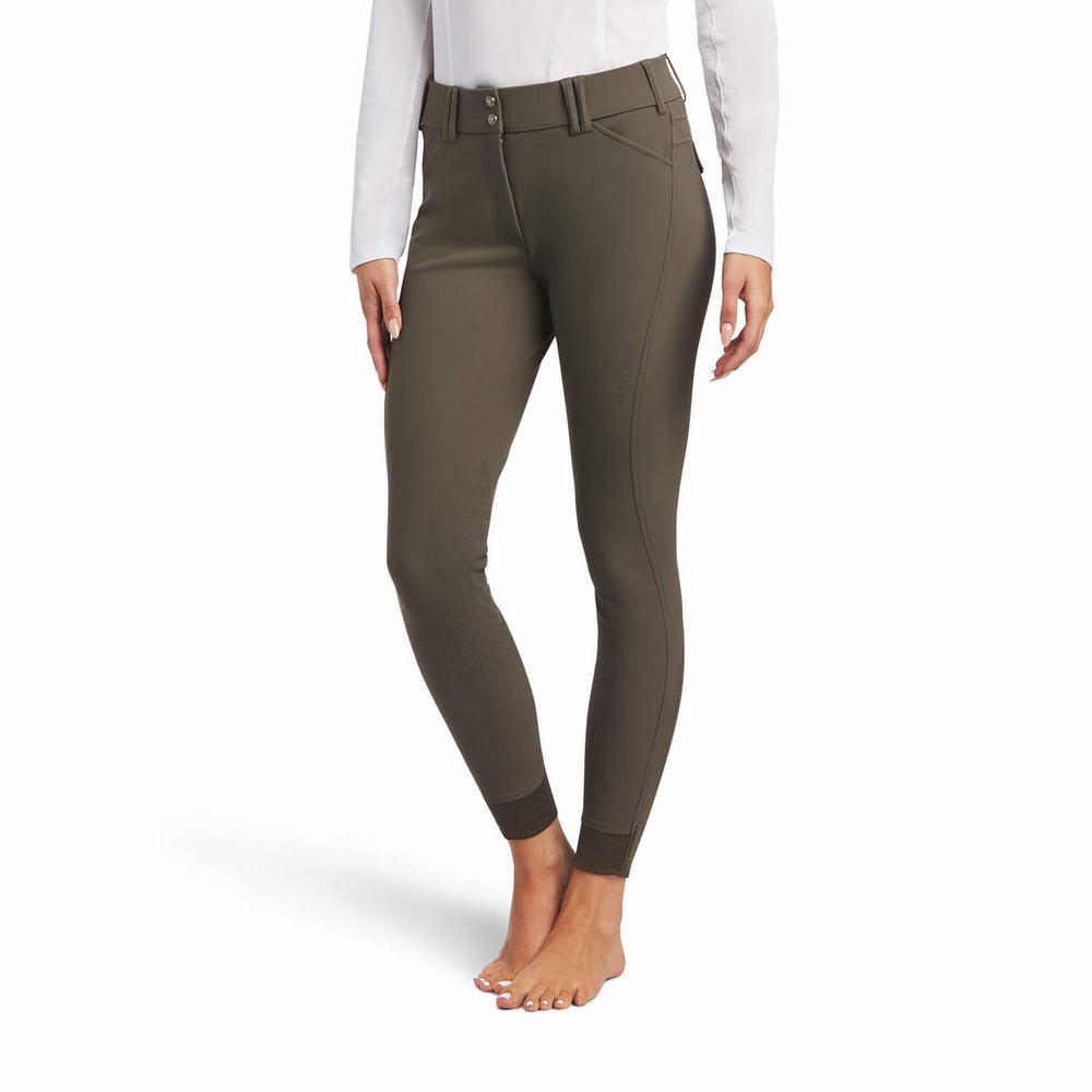 Pantaloni Ariat Tri Factor Grip Donna Marroni | IT380QIRM