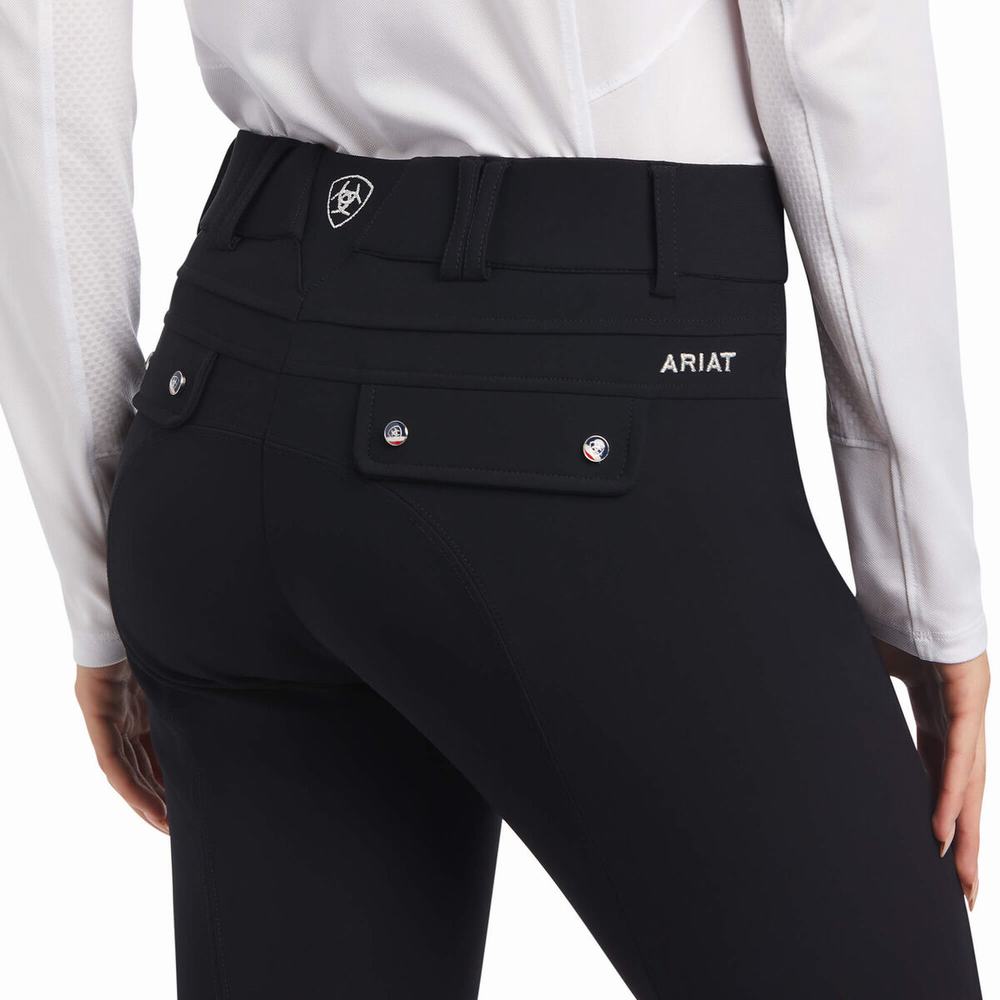 Pantaloni Ariat Tri Factor Grip Donna Nere | IT541JWVD