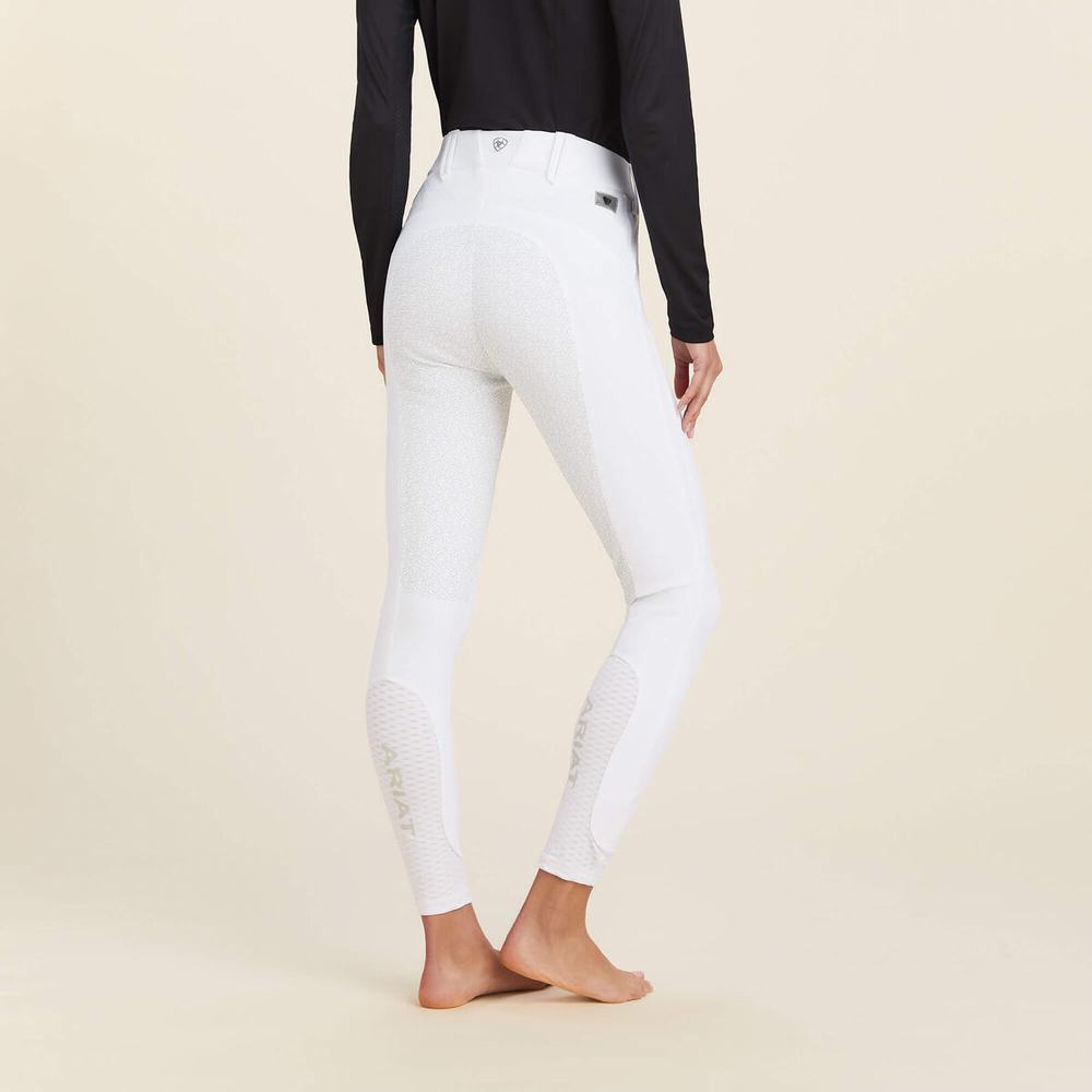 Pantaloni Ariat Tri Factor X Bellatrix Full Seat Breech Donna Bianche | IT291JFSR