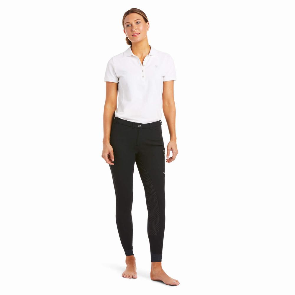 Pantaloni Ariat Triton Grip Full Seat Breech Donna Nere | IT258DQKF