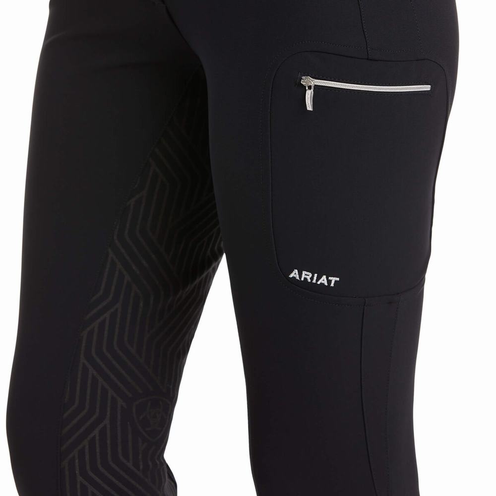 Pantaloni Ariat Triton Grip Full Seat Breech Donna Nere | IT258DQKF