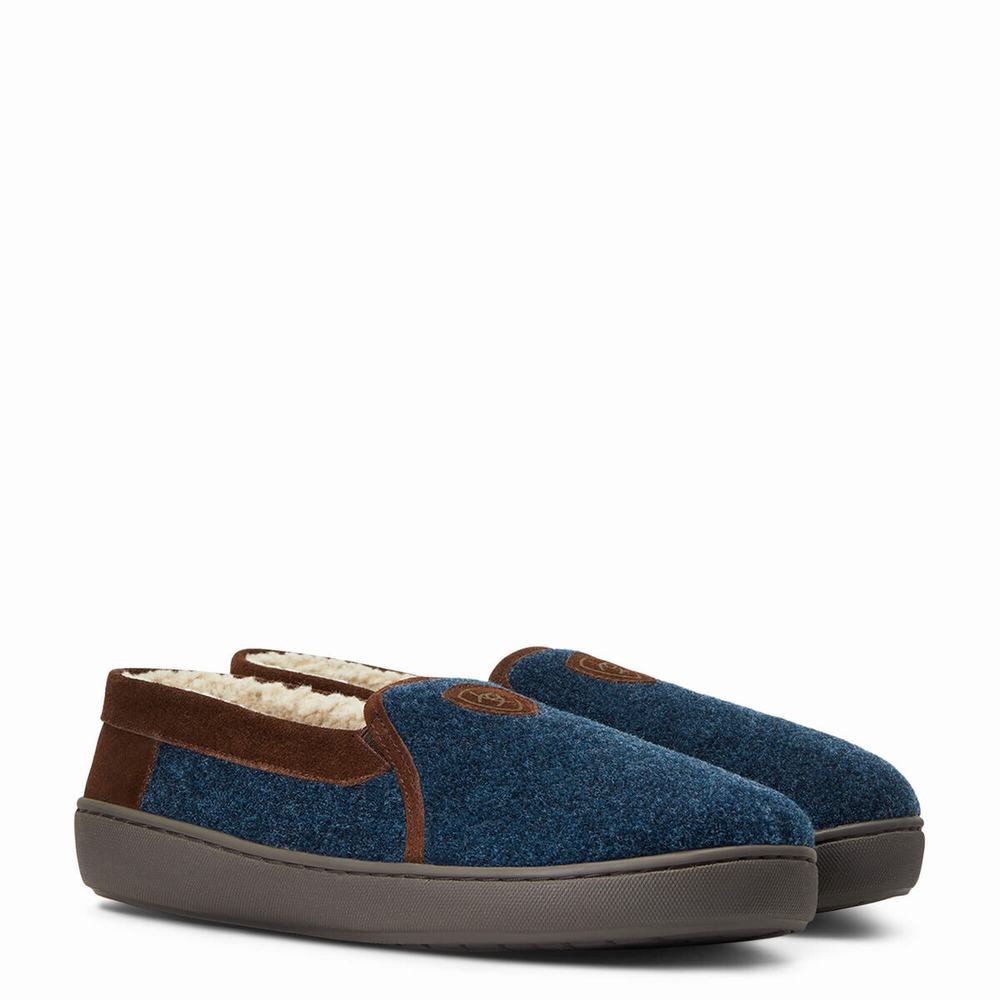 Pantofole Ariat Lincoln Uomo Blu Marino | IT129BPAO