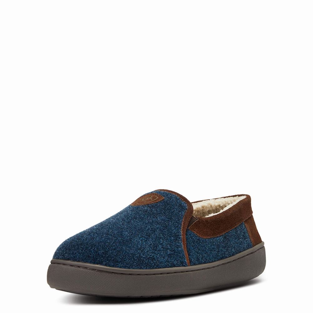 Pantofole Ariat Lincoln Uomo Blu Marino | IT129BPAO