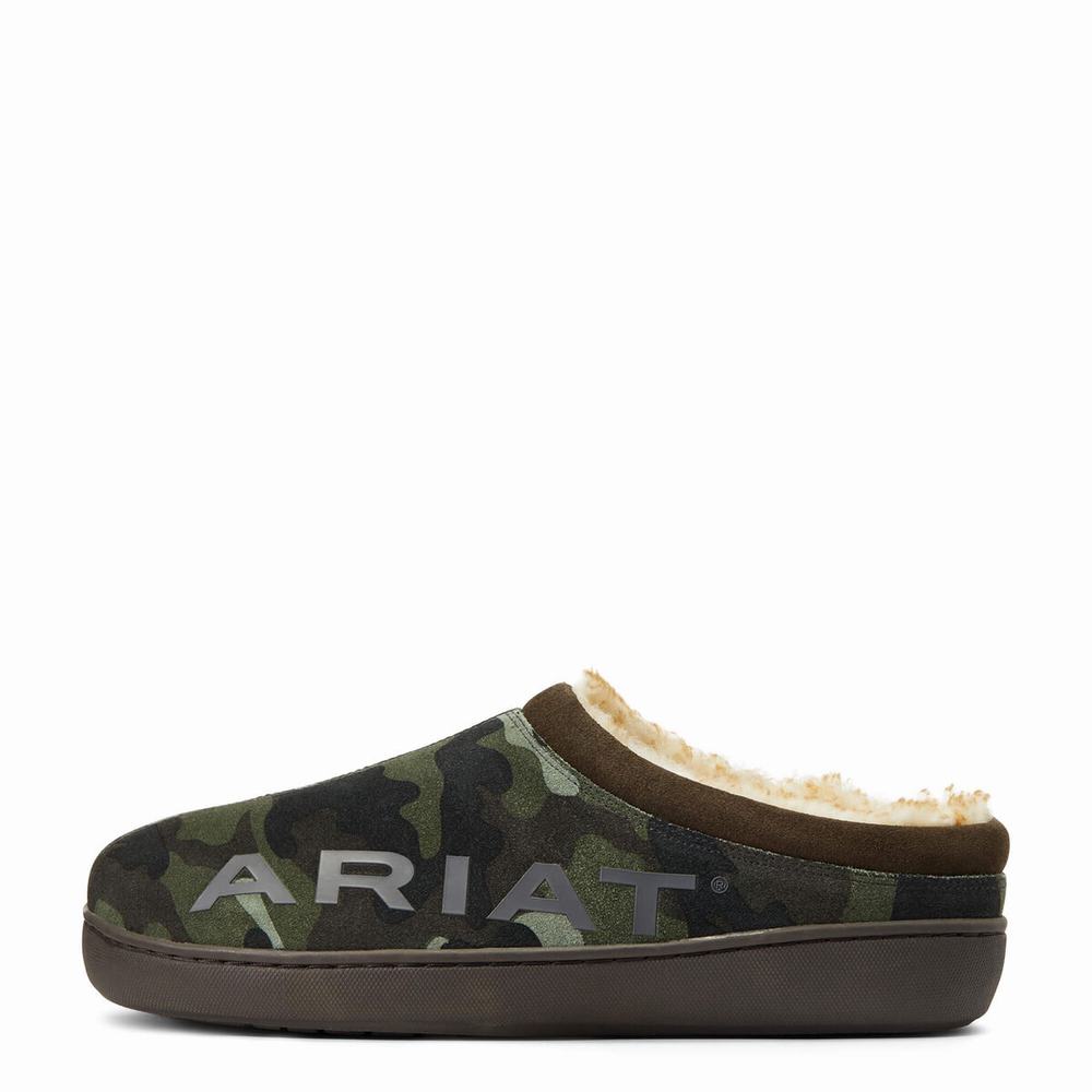 Pantofole Ariat Logo Back Uomo Camouflage | IT518EORV