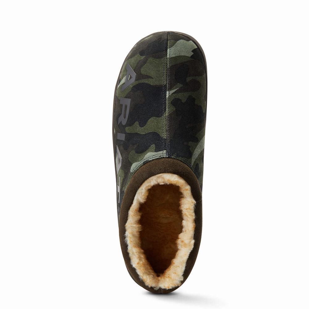 Pantofole Ariat Logo Back Uomo Camouflage | IT518EORV