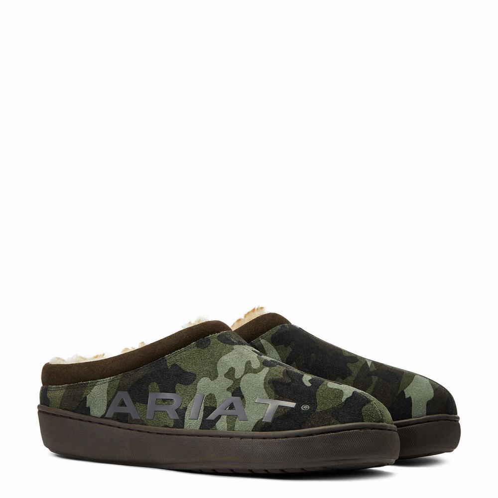 Pantofole Ariat Logo Back Uomo Camouflage | IT518EORV