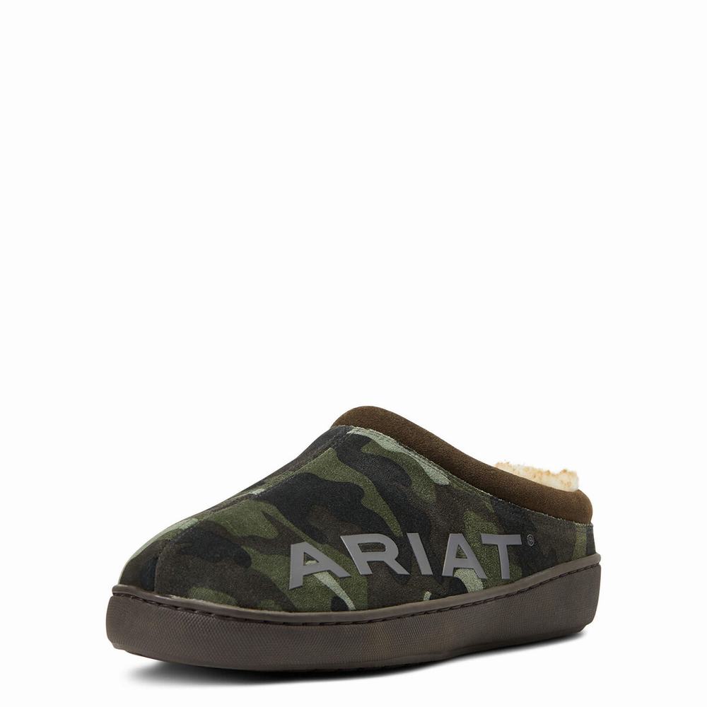 Pantofole Ariat Logo Back Uomo Camouflage | IT518EORV