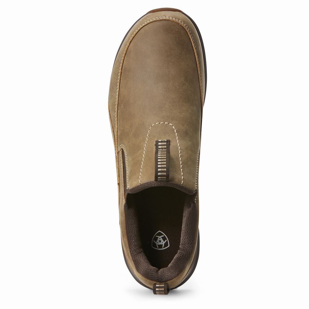 Scarpe Da Ginnastica Ariat Spitfire Slip On Uomo Marroni | IT623TXAG