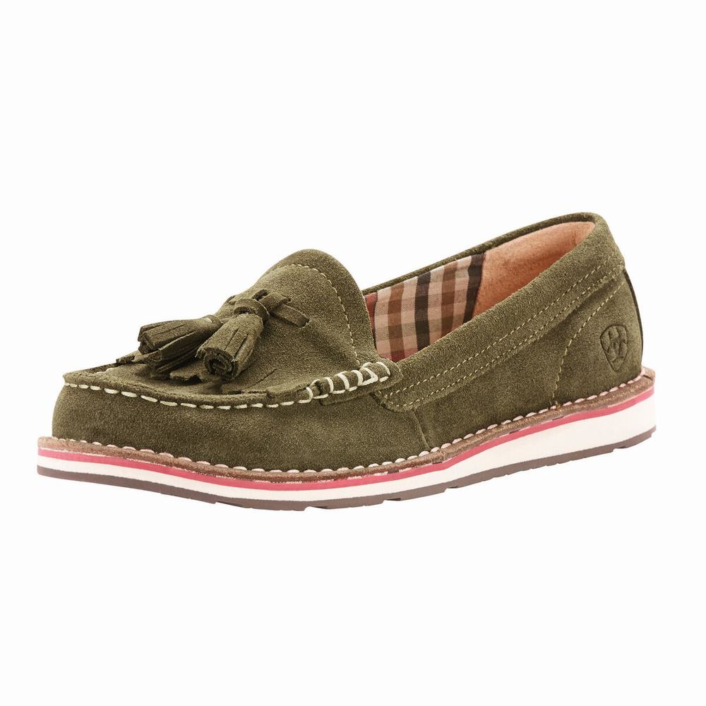 Scarpe Da Ginnastica Ariat Tassel Cruiser Donna Verde Oliva | IT429SMFN