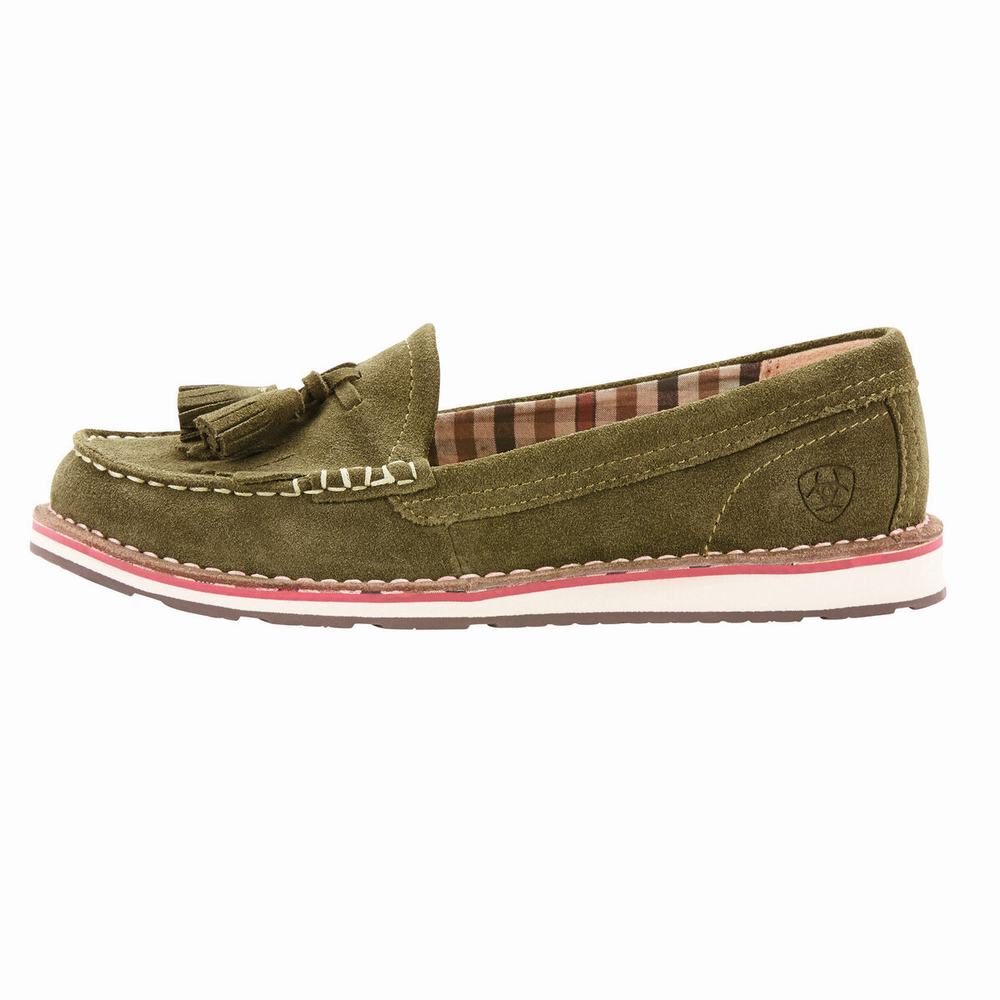 Scarpe Da Ginnastica Ariat Tassel Cruiser Donna Verde Oliva | IT429SMFN