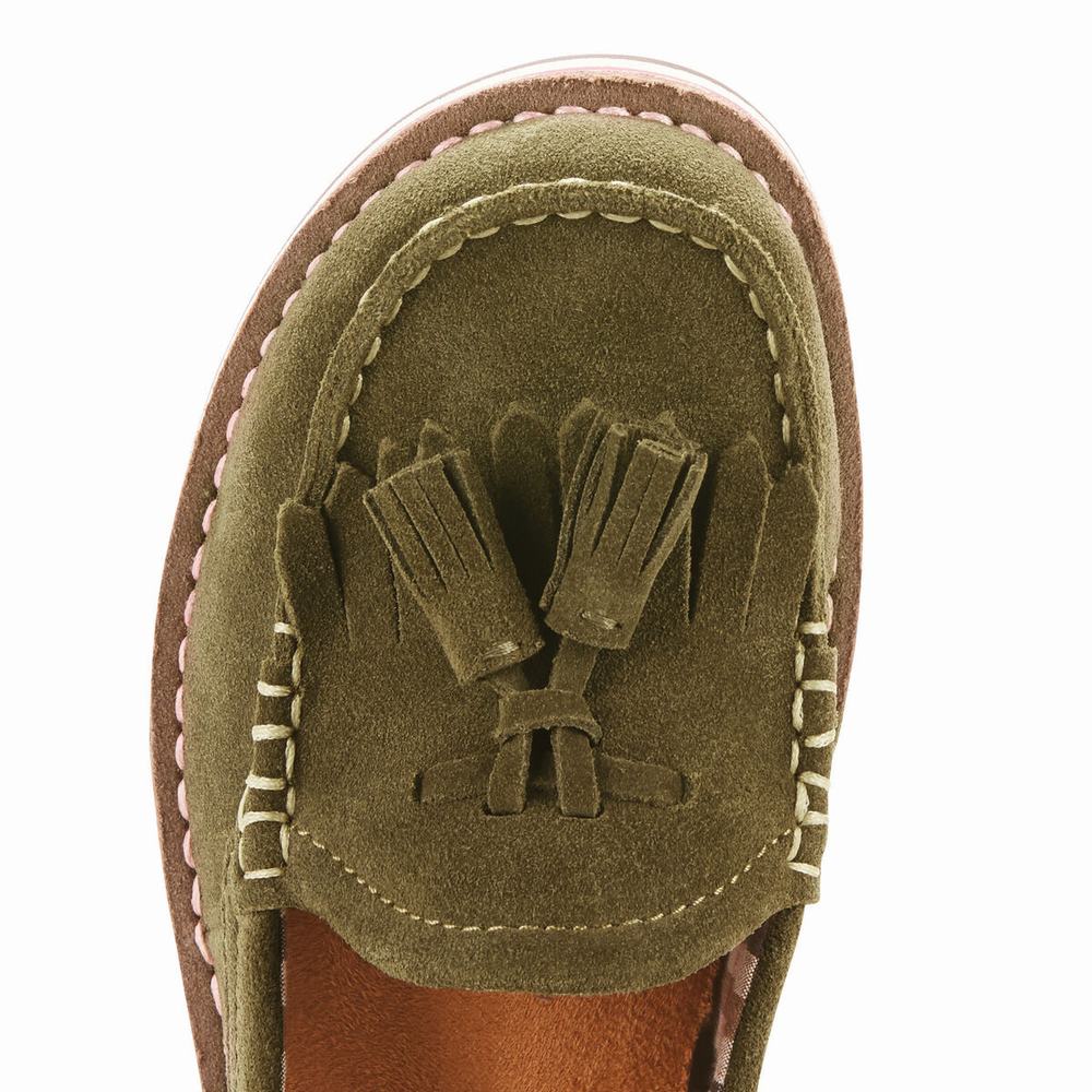 Scarpe Da Ginnastica Ariat Tassel Cruiser Donna Verde Oliva | IT429SMFN