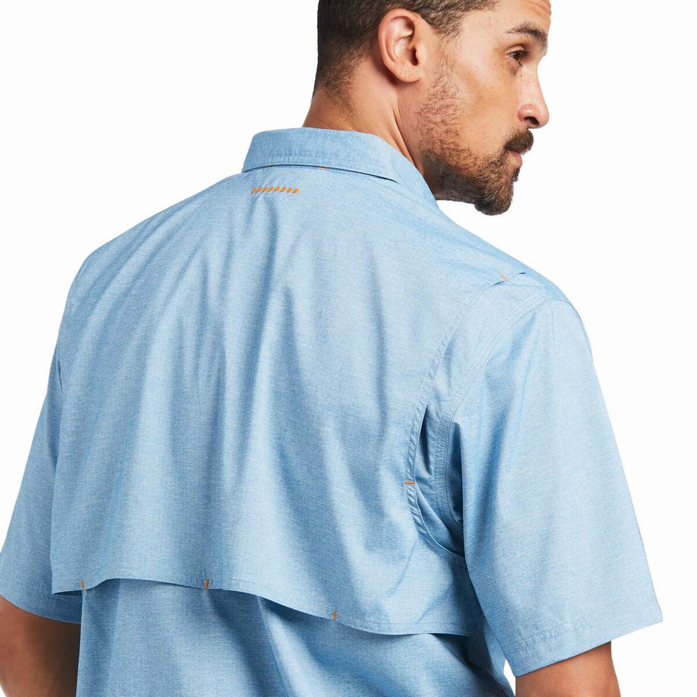 Short Sleeve Ariat Rebar Made Tough VentTEK DuraStretch Uomo Colorate | IT514ONZA