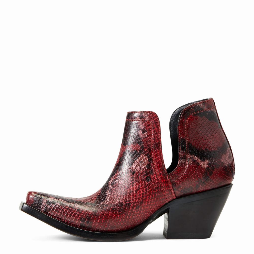 Stivaletti Ariat Dixon Donna Rosse Serpent | IT467UJGQ