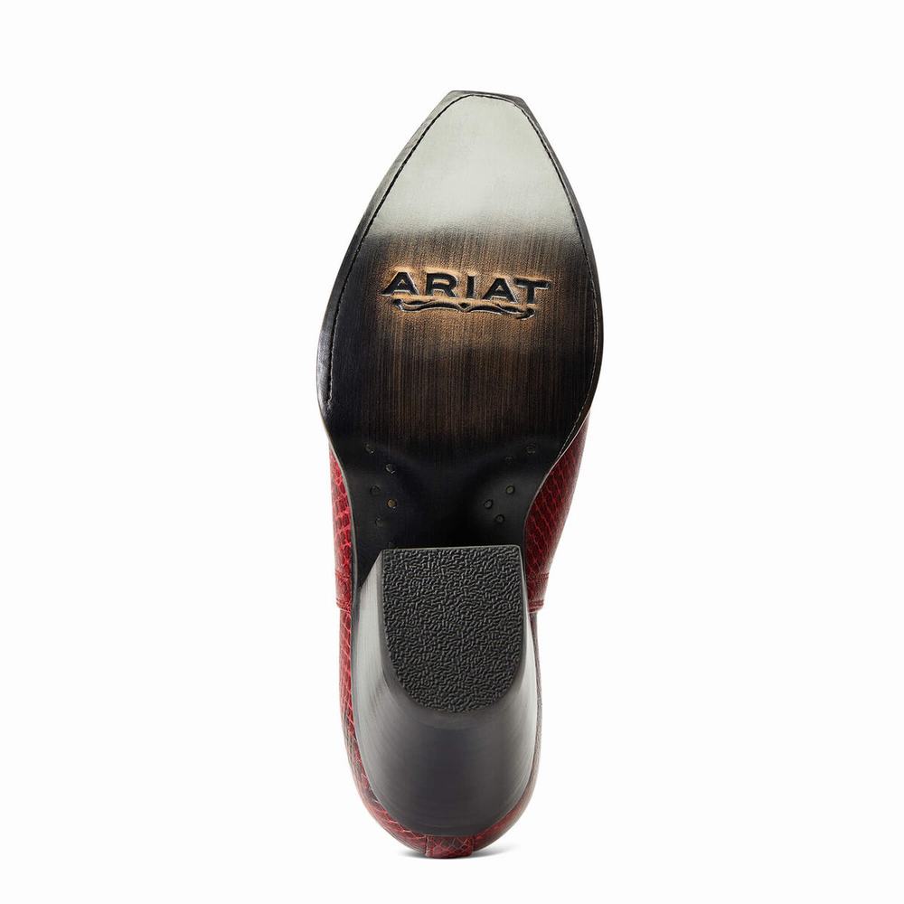 Stivaletti Ariat Dixon Donna Rosse Serpent | IT467UJGQ