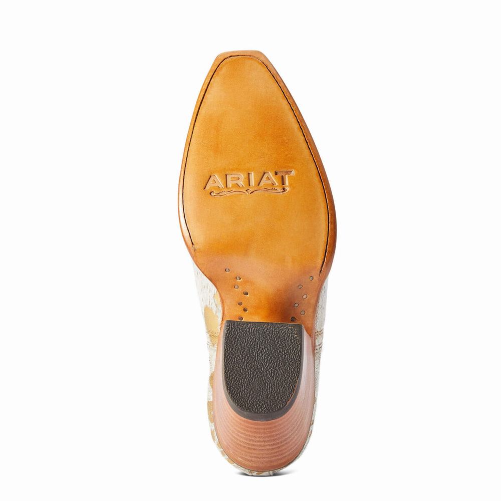 Stivaletti Ariat Dixon Haircalf Donna Bianche Metal | IT039AOPJ