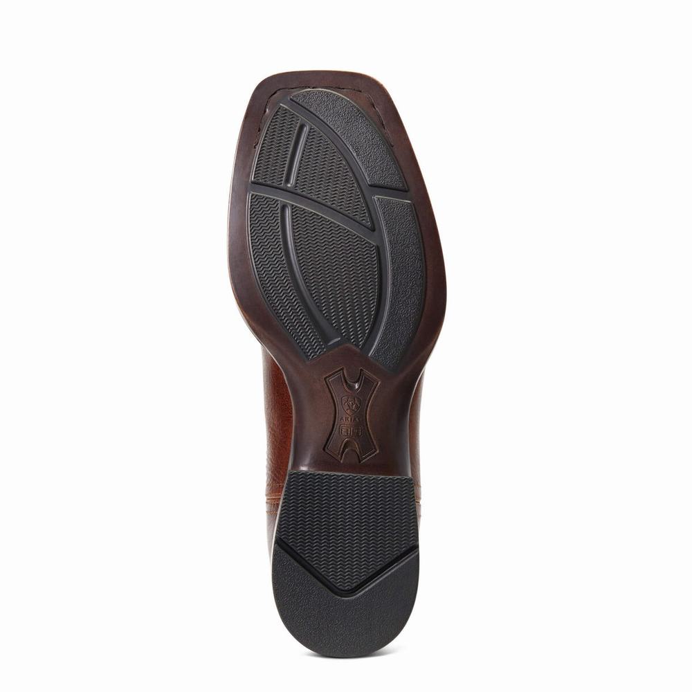 Stivali Eleganti Ariat Booker Ultra Uomo Blu Reale Marroni | IT059DANR