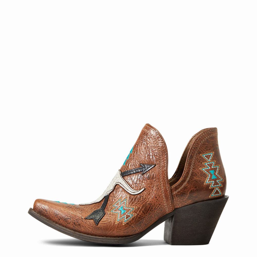 Stivali Eleganti Ariat Encore Southwestern Donna Marroni | IT134XZHI