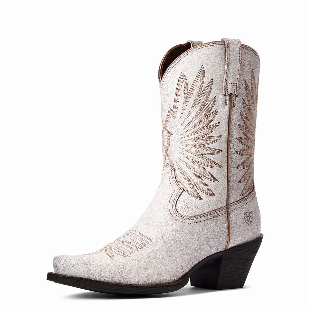 Stivali Eleganti Ariat Goldie Donna Bianche | IT432DRPB