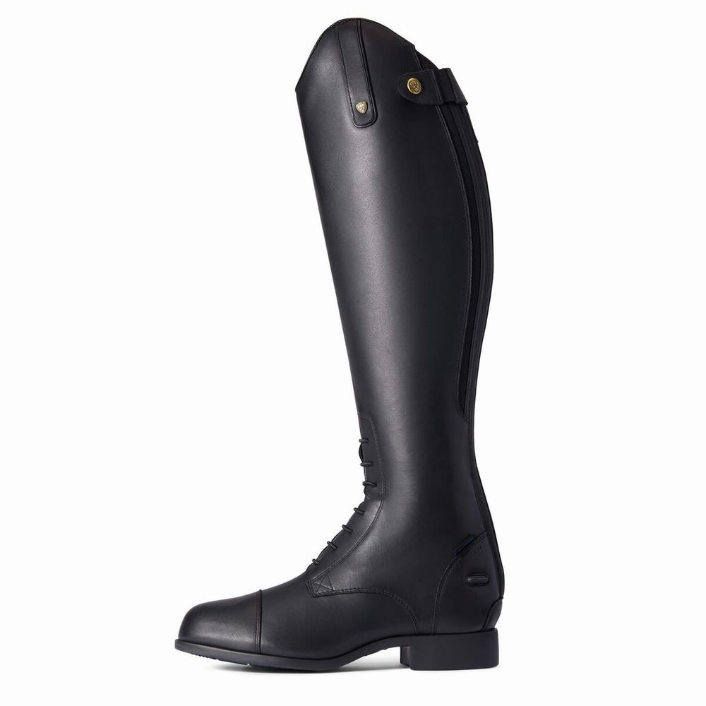 Stivali Impermeabili Ariat Heritage Contour II Impermeabili Insulated Alti Cavalcare Donna Nere | IT098PHKM