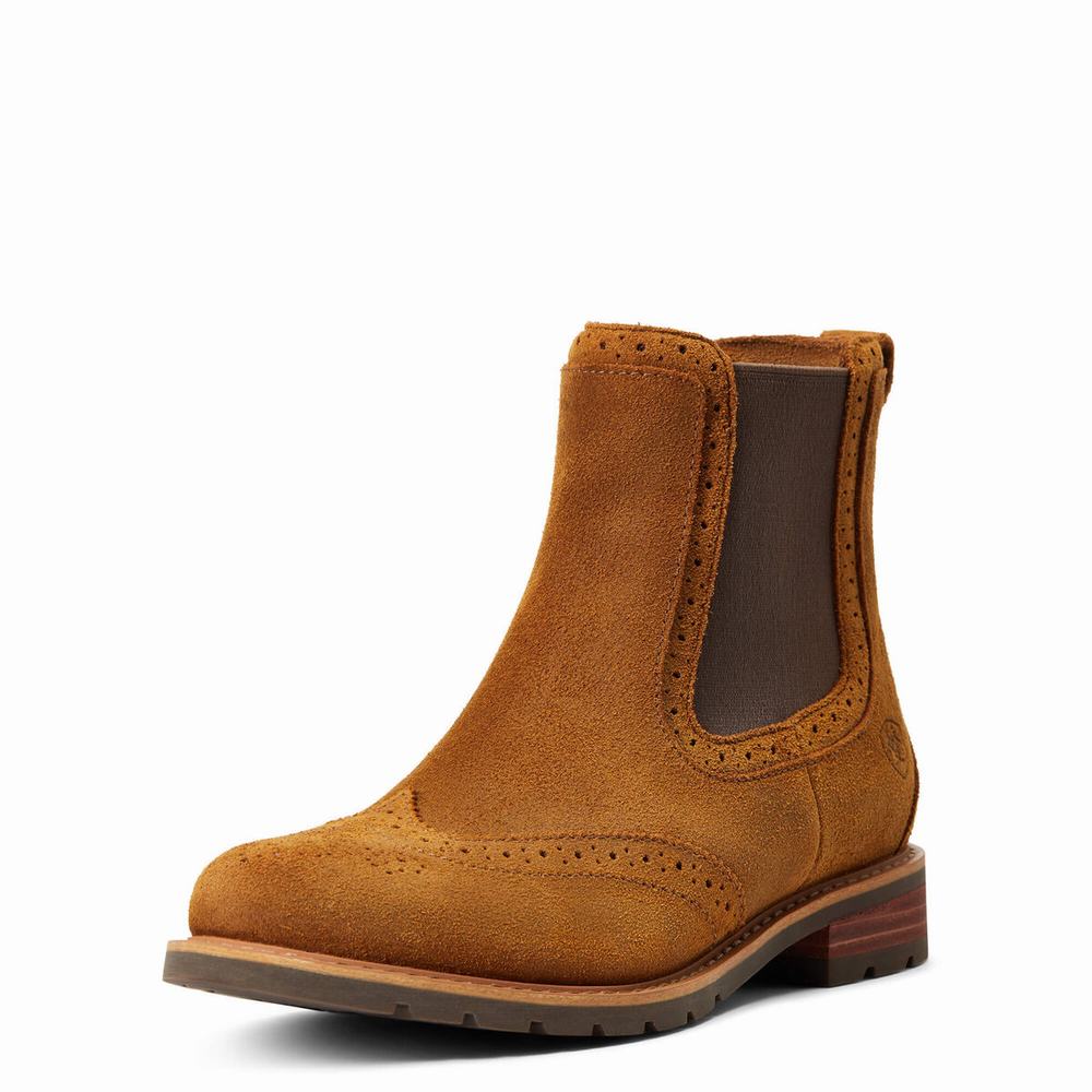 Stivali Impermeabili Ariat Wexford Brogue Impermeabili Donna Arancioni | IT271BFWM