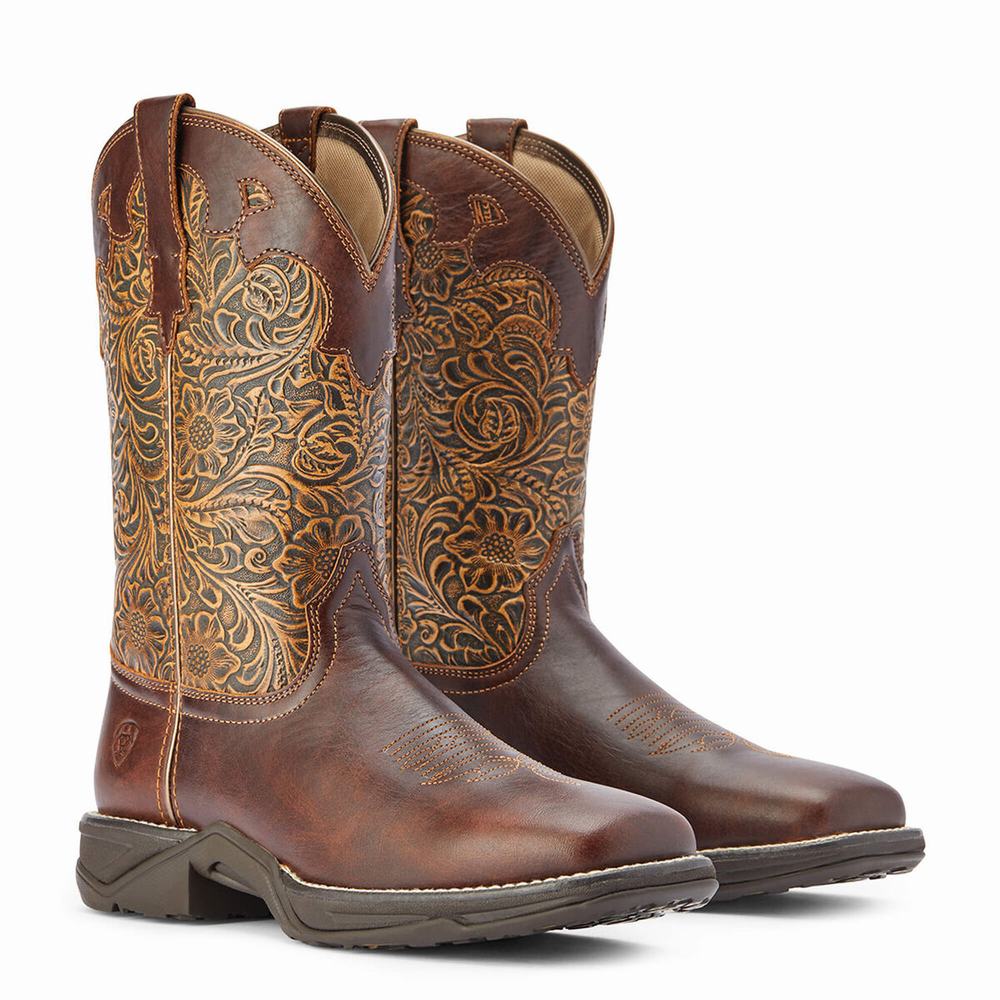 Stivali Western Ariat Anthem Savanna Donna Colorate | IT967VBIU