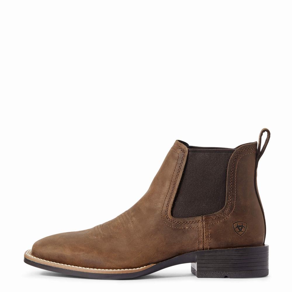 Stivali Western Ariat Booker Ultra Uomo Marroni | IT678OIZN