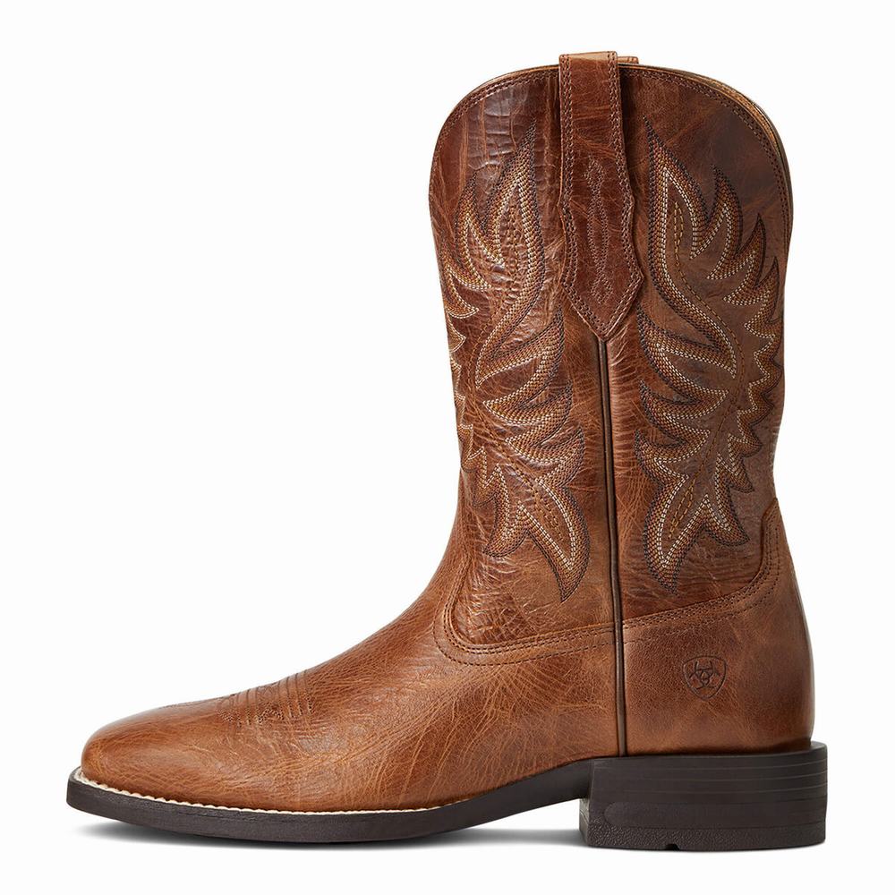 Stivali Western Ariat Brander Uomo Marroni Scuro | IT524WAIU