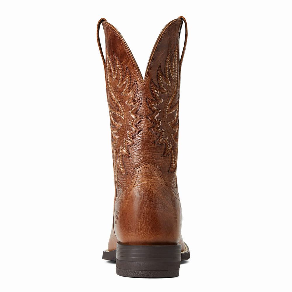 Stivali Western Ariat Brander Uomo Marroni Scuro | IT524WAIU