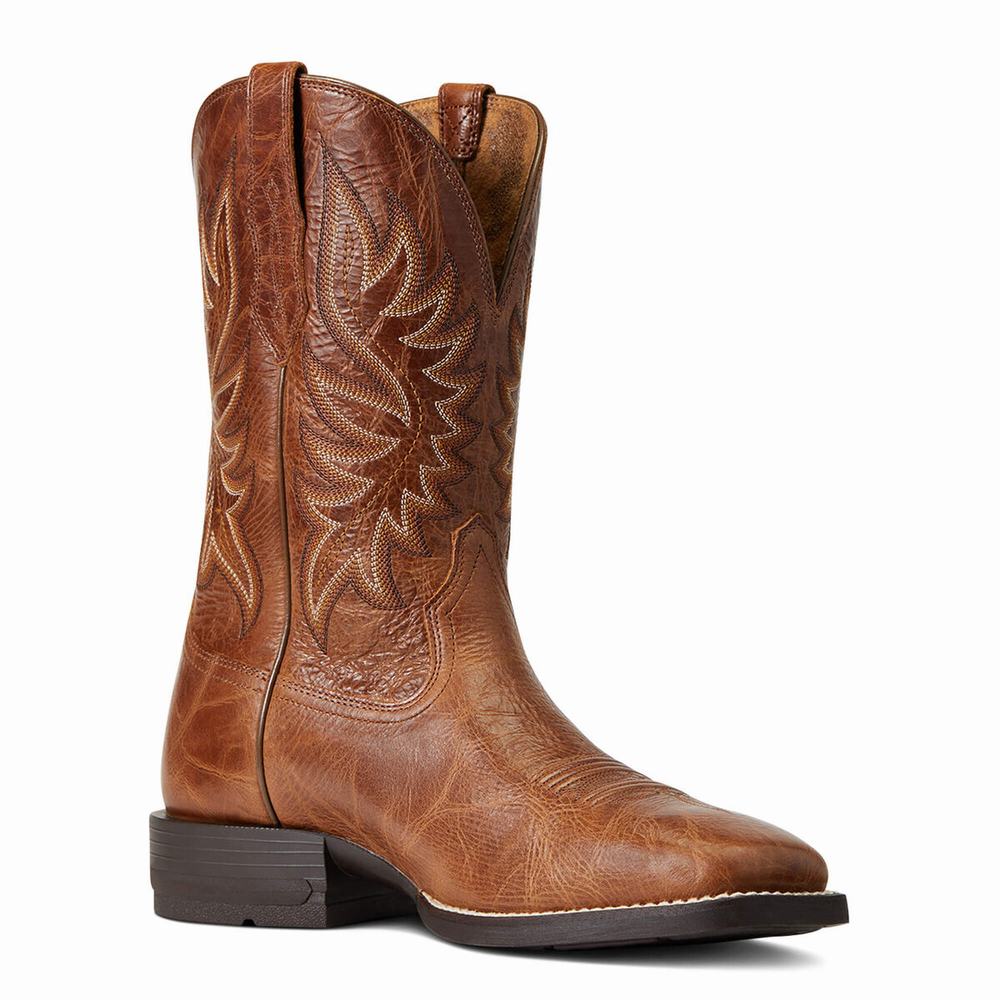 Stivali Western Ariat Brander Uomo Marroni Scuro | IT524WAIU