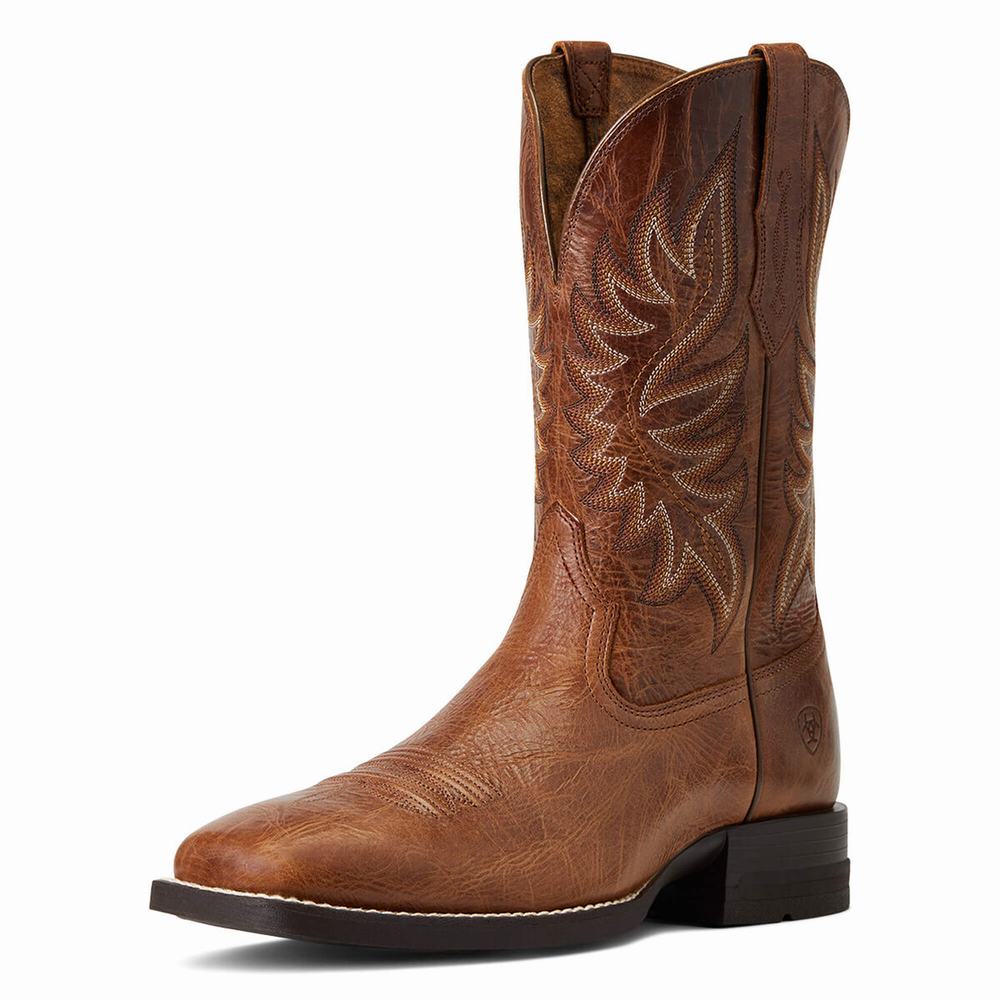 Stivali Western Ariat Brander Uomo Marroni Scuro | IT524WAIU