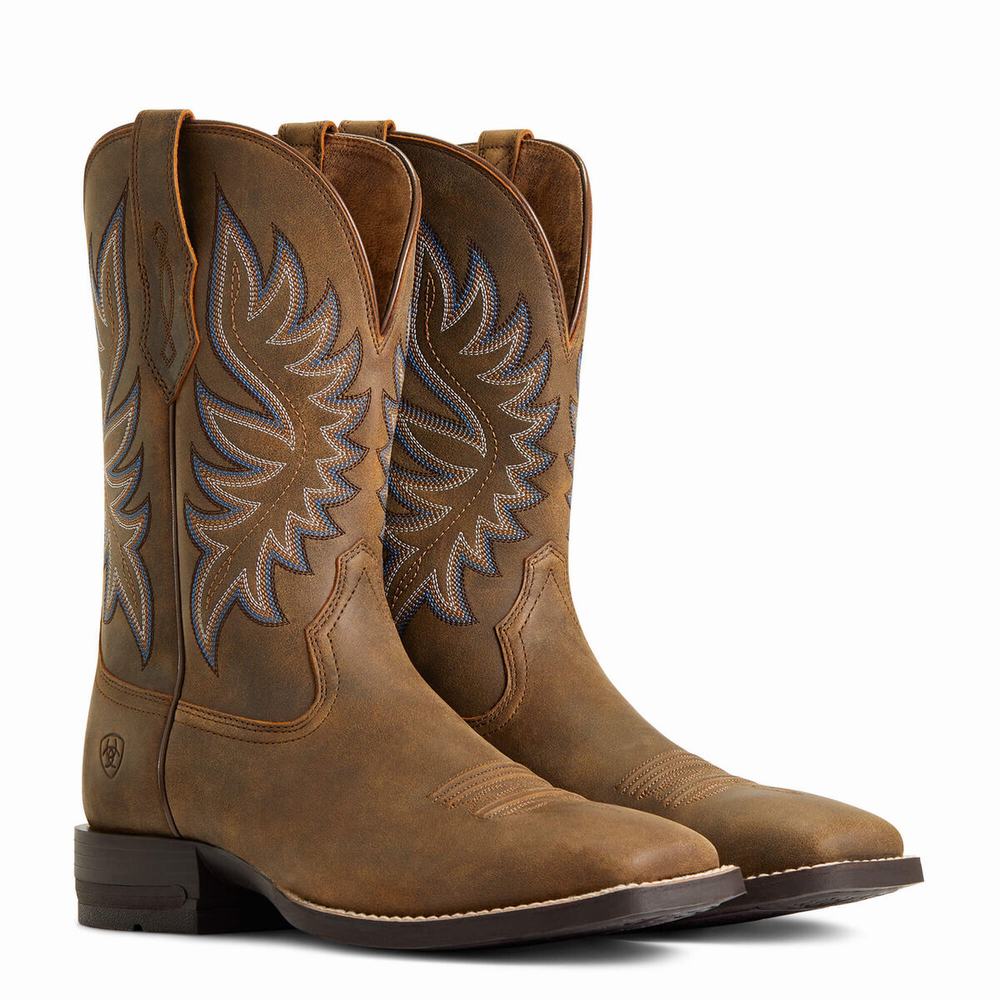 Stivali Western Ariat Brander Uomo Marroni | IT764DJQU