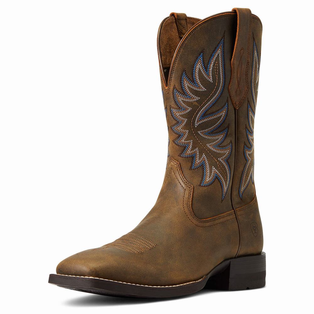 Stivali Western Ariat Brander Uomo Marroni | IT764DJQU