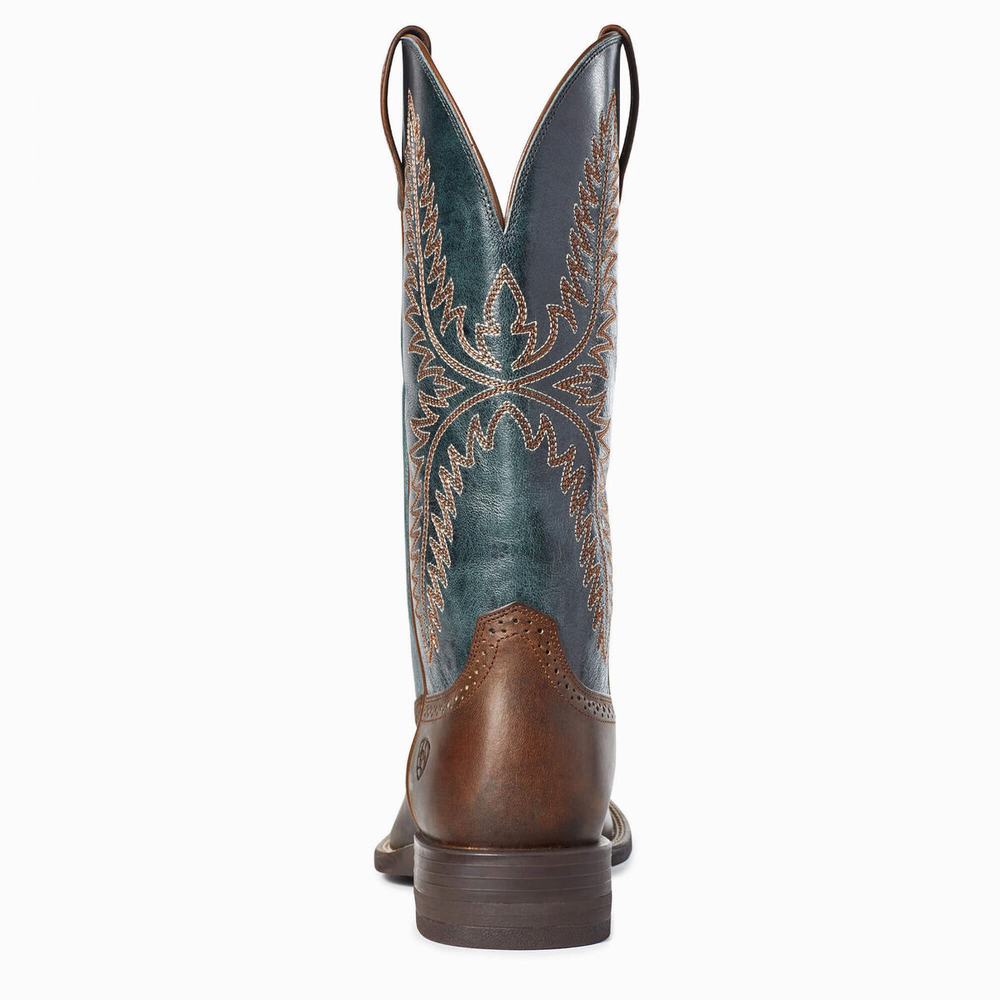 Stivali Western Ariat Caprock Uomo Marroni | IT250XHGP