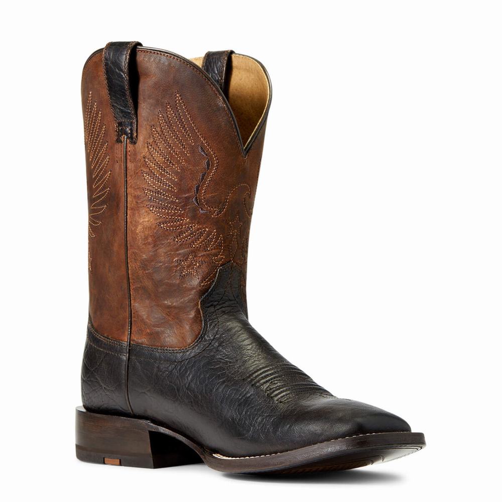 Stivali Western Ariat Circuit Eagle Uomo Marroni | IT215XRHV