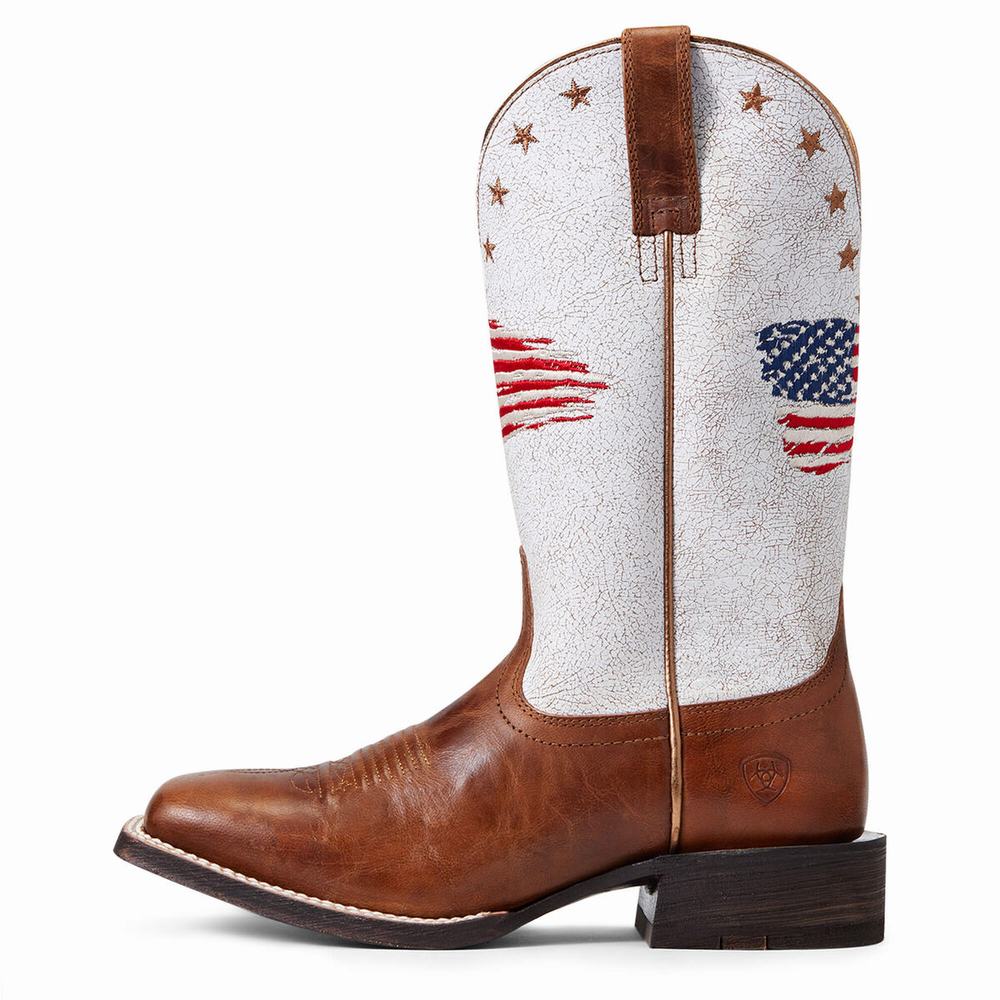 Stivali Western Ariat Circuit Patriot Donna Colorate | IT731JYPL