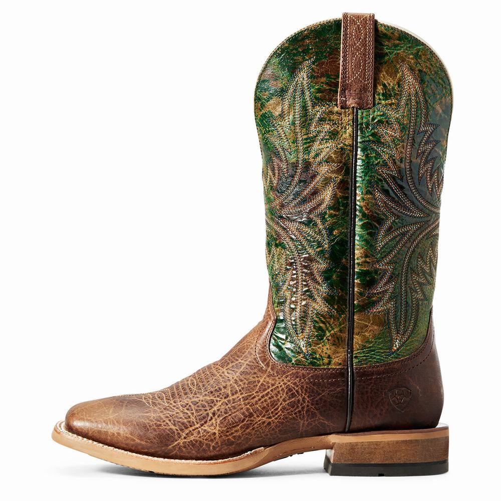 Stivali Western Ariat Cowhand Uomo Marroni | IT310SBFV