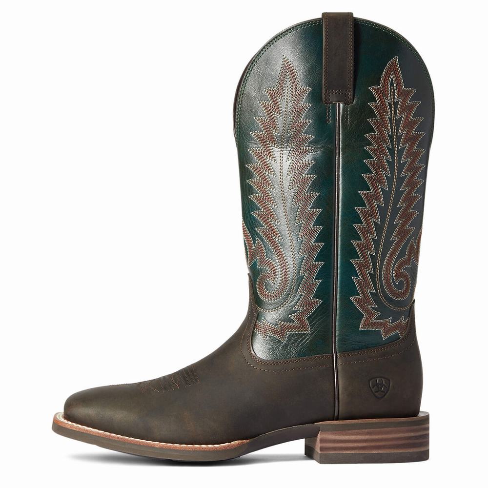 Stivali Western Ariat Creston Uomo Marroni | IT457VXRO