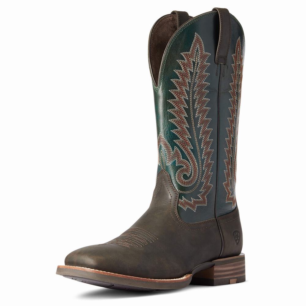 Stivali Western Ariat Creston Uomo Marroni | IT457VXRO