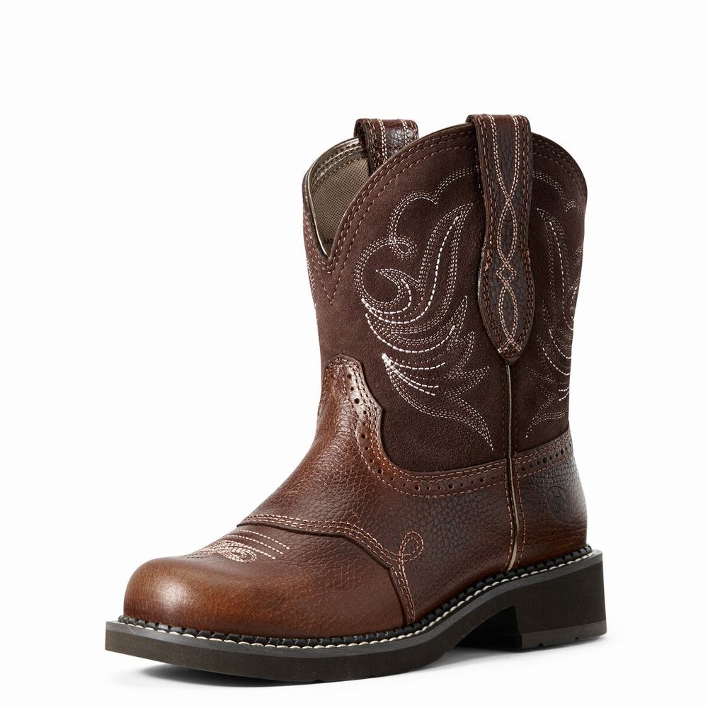 Stivali Western Ariat Fatbaby Heritage Dapper Donna Rame | IT072ZQCR